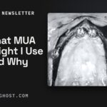 What MUA Height I Use and Why, The Arch Ghost Newsletter. Occlusal mirror view of a maxillary full-arch case with four multi-unit abutments seated.